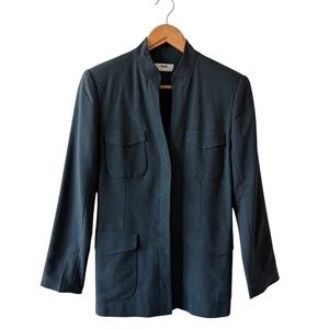 ☀️Vintage Veeko Charcoal Gray Shirt Jacket
